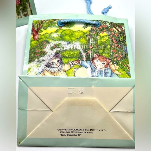 1990 Kitty Cucumber gift bags, set of 3, never used - Picture 3 of 10